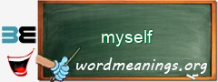 WordMeaning blackboard for myself
